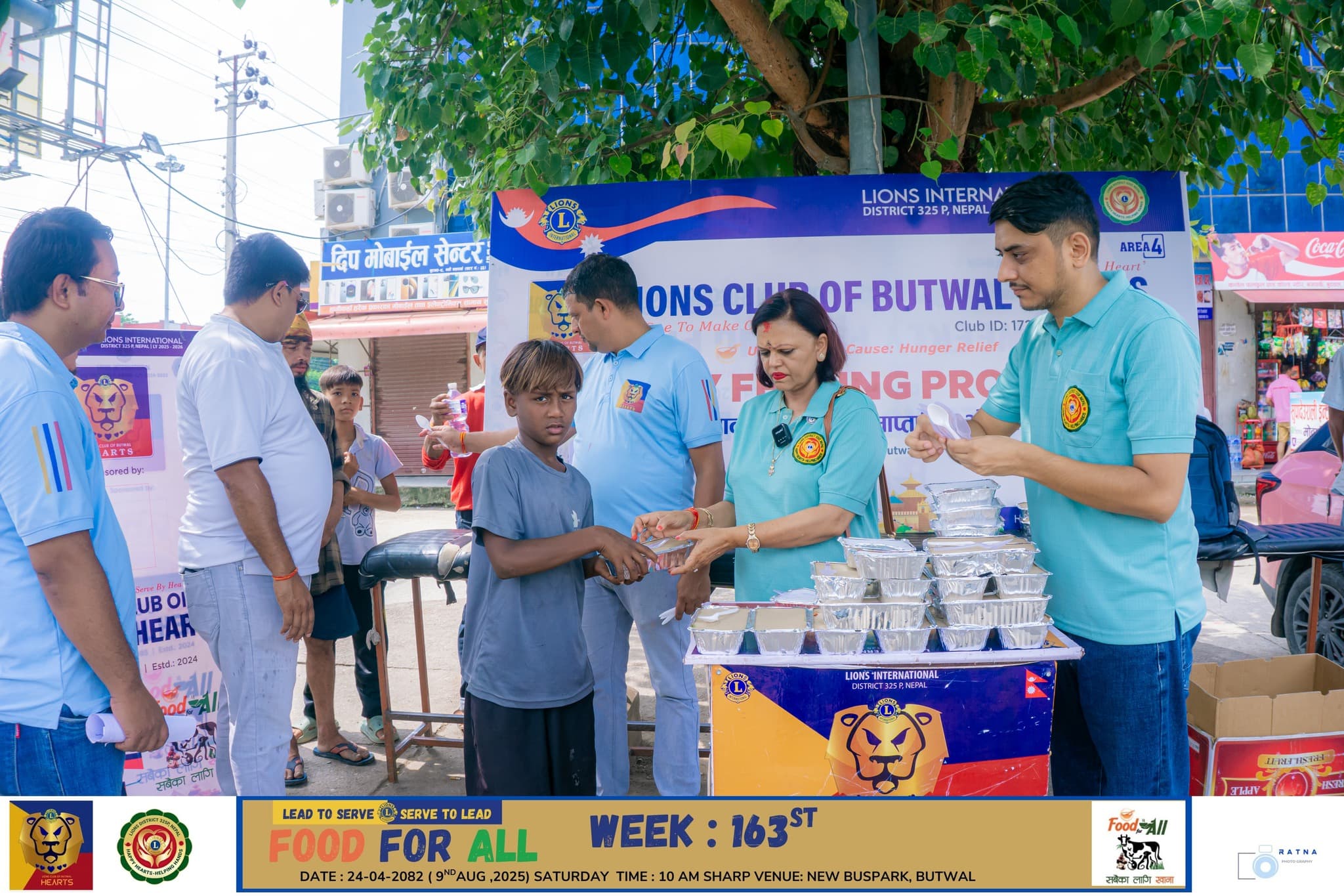 2nd VDG Lion Mina Panthi on 163rd Food For All