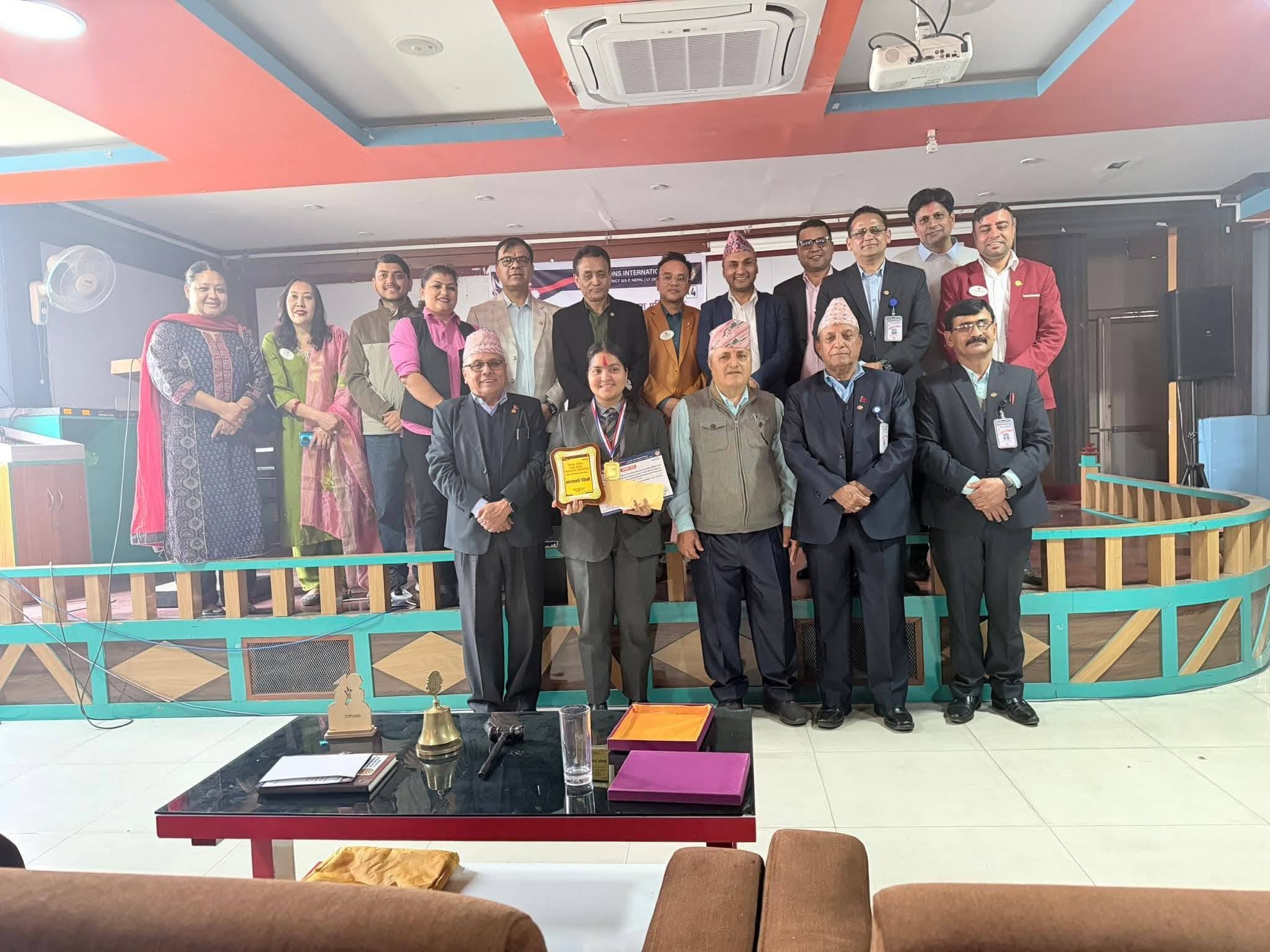 Inter school sppech competition by Region 11
