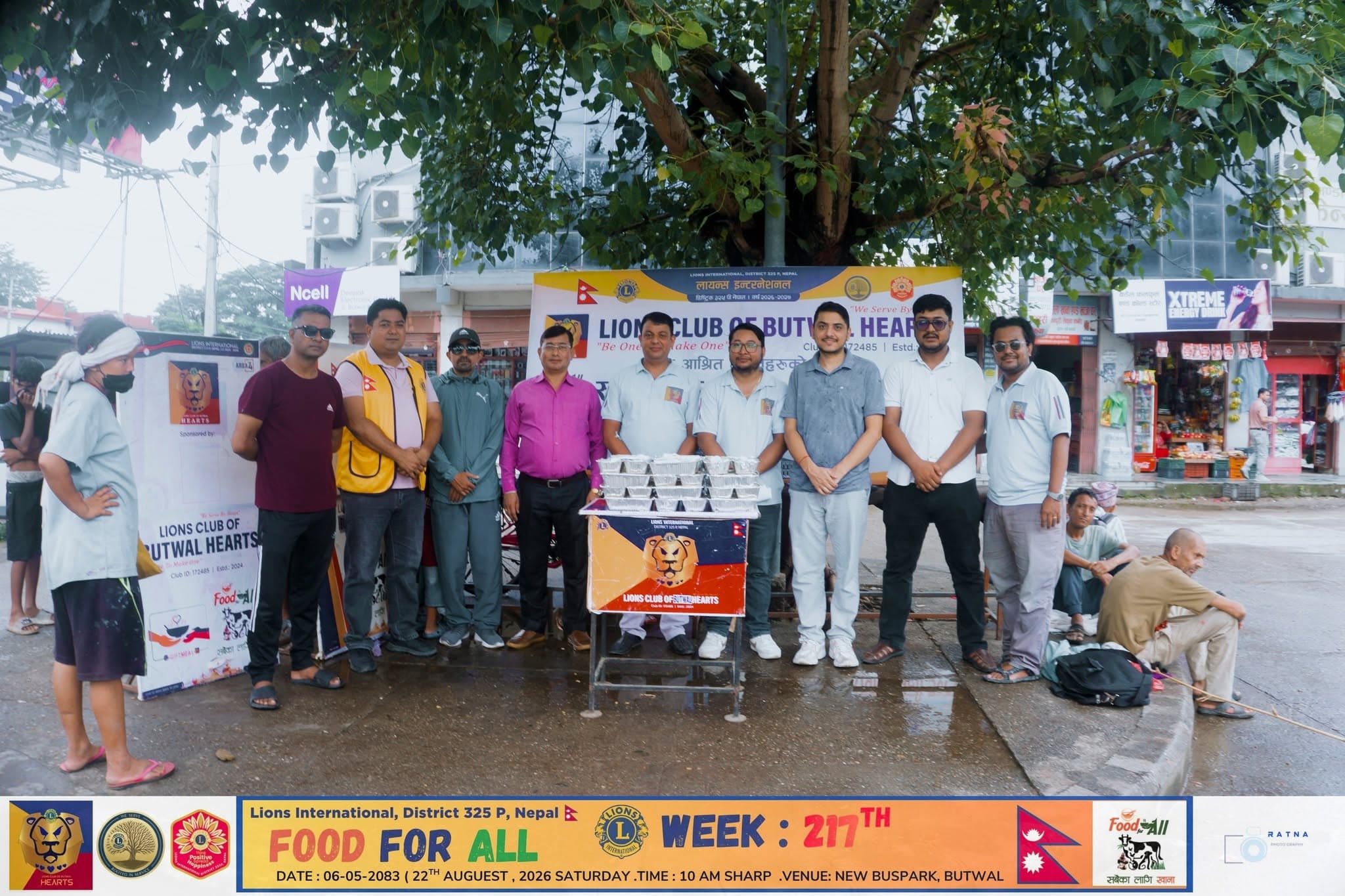 Volunteers of 217th Food for All